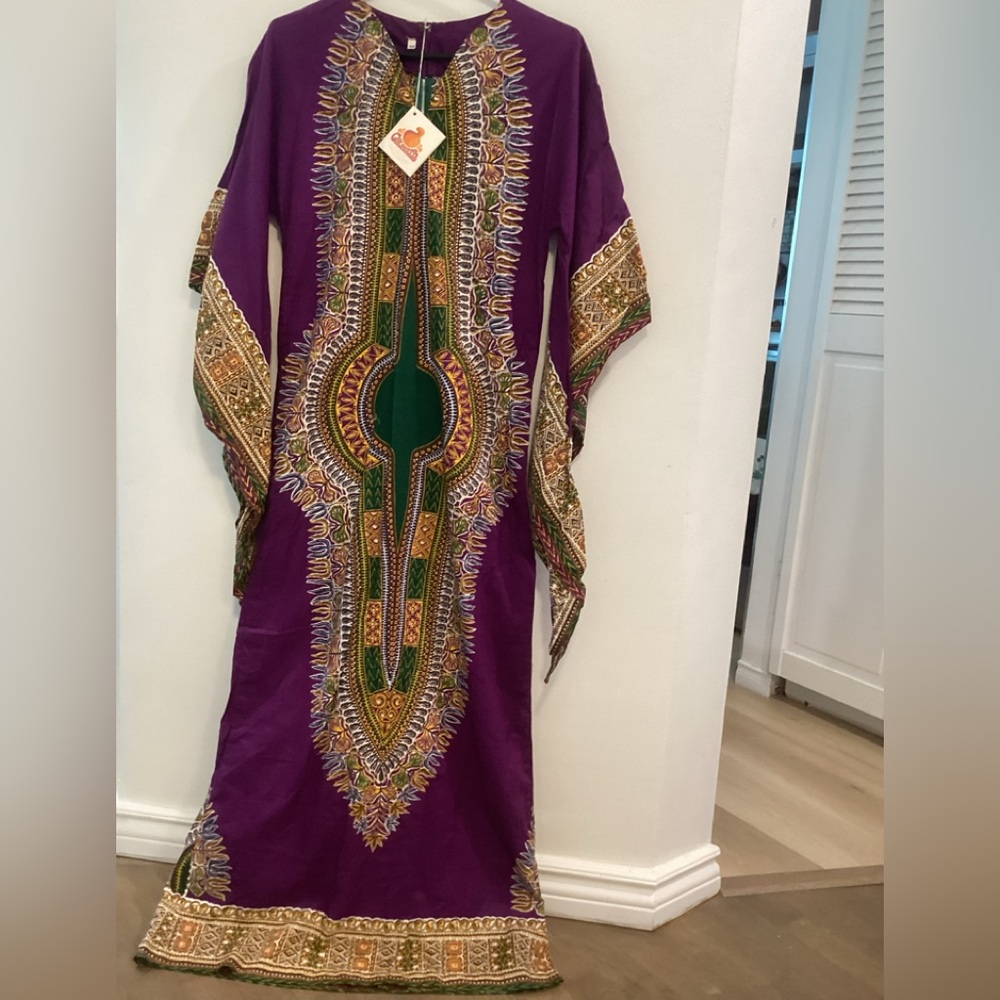 Vintage African Caftan Dress
